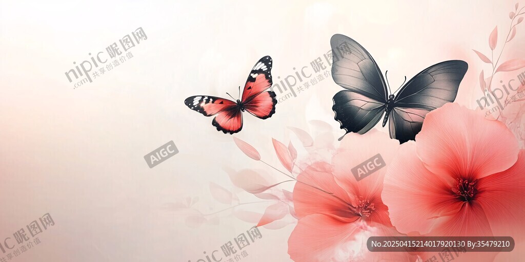 蝶舞花间 浪漫唯美画面