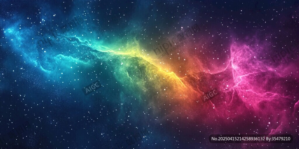 梦幻绚丽的宇宙星云景观