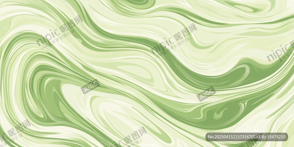 淡绿色流动纹理抽象背景