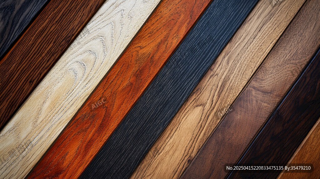 多样木纹地板展示