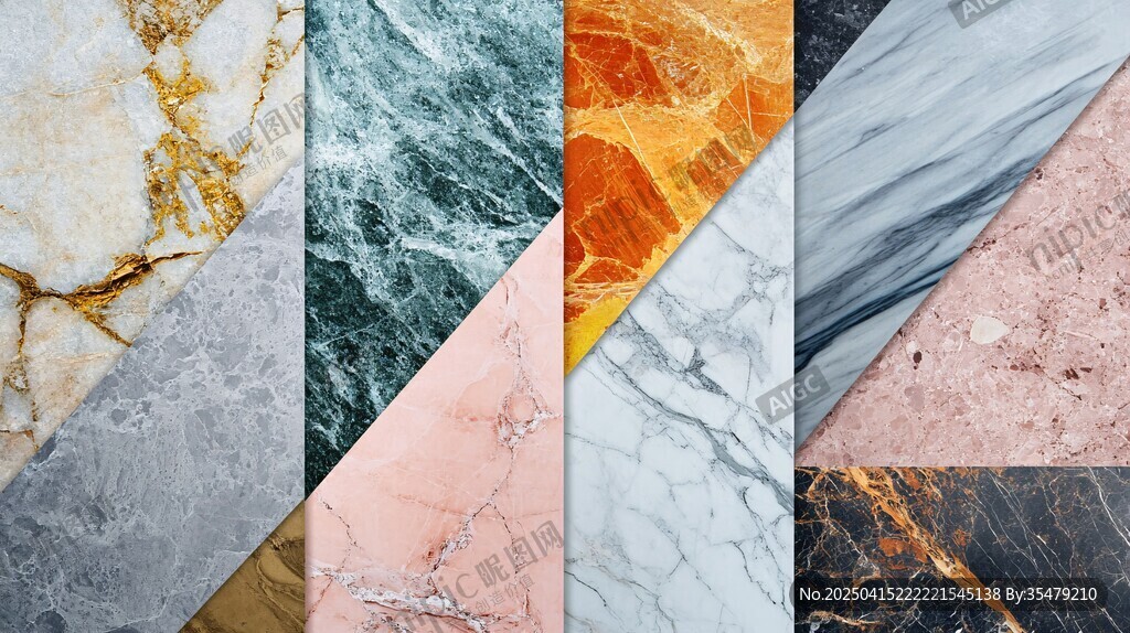 多样大理石纹理展示