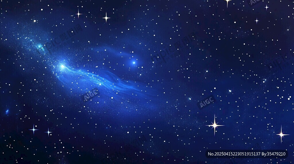 梦幻深邃的璀璨星空