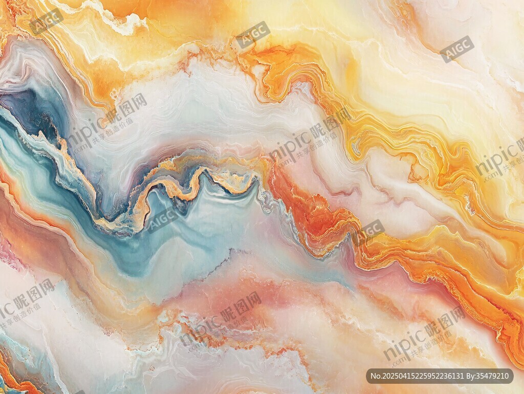 梦幻流体艺术纹理图案
