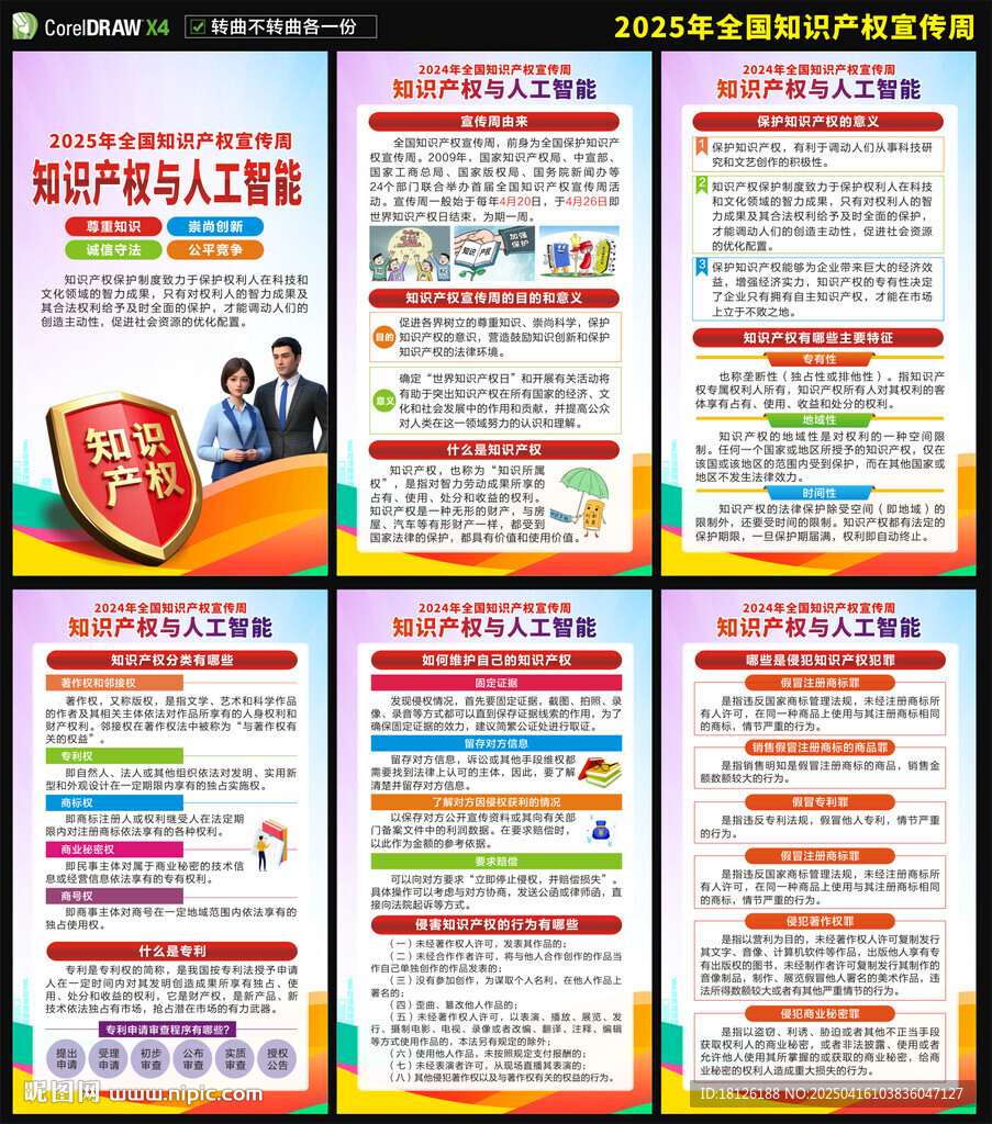 2025全国知识产权宣传周海报