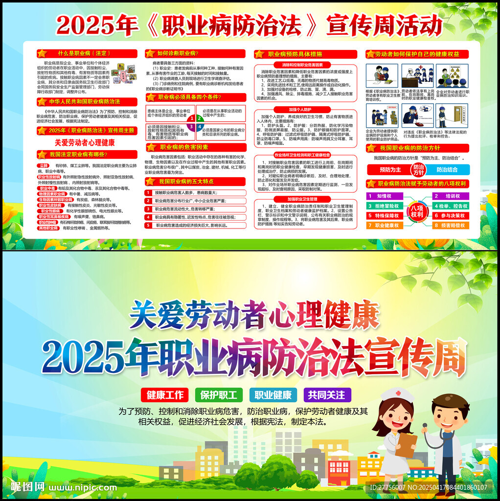 职业病展板