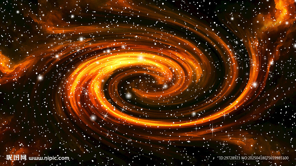 黑金螺旋星空星系