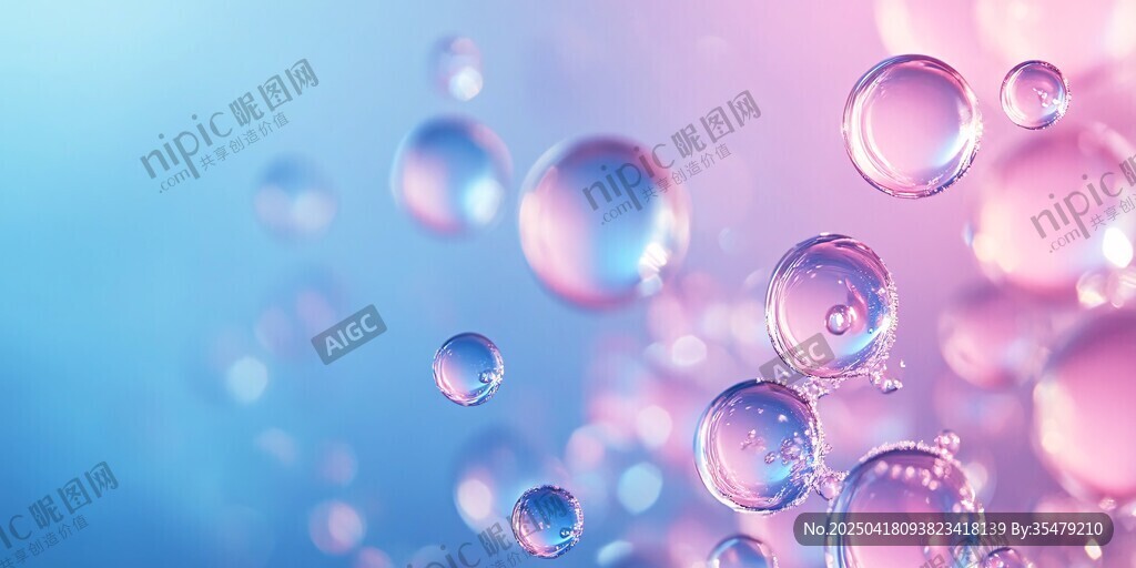 梦幻气泡 绚丽色彩背景