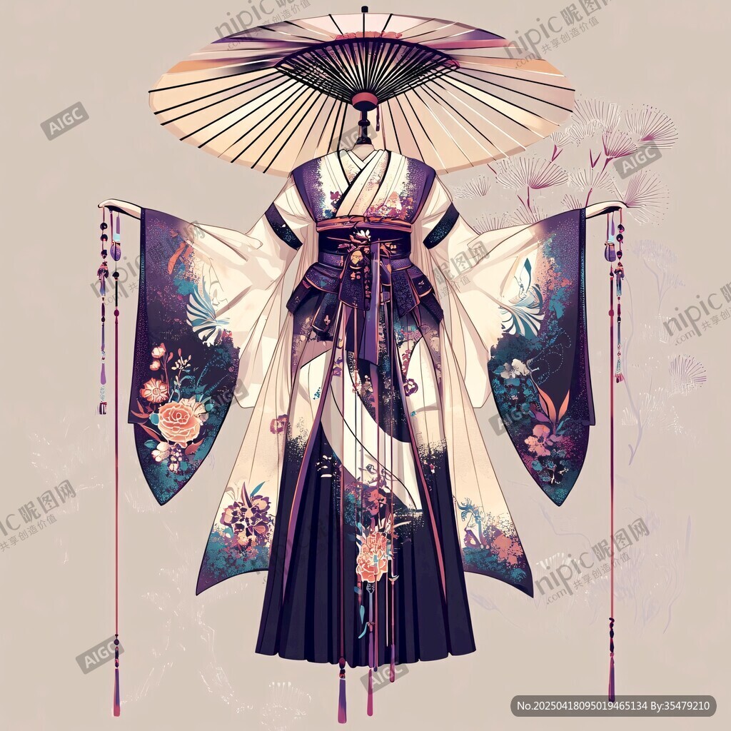 古风华裳 雅致汉服与油纸伞