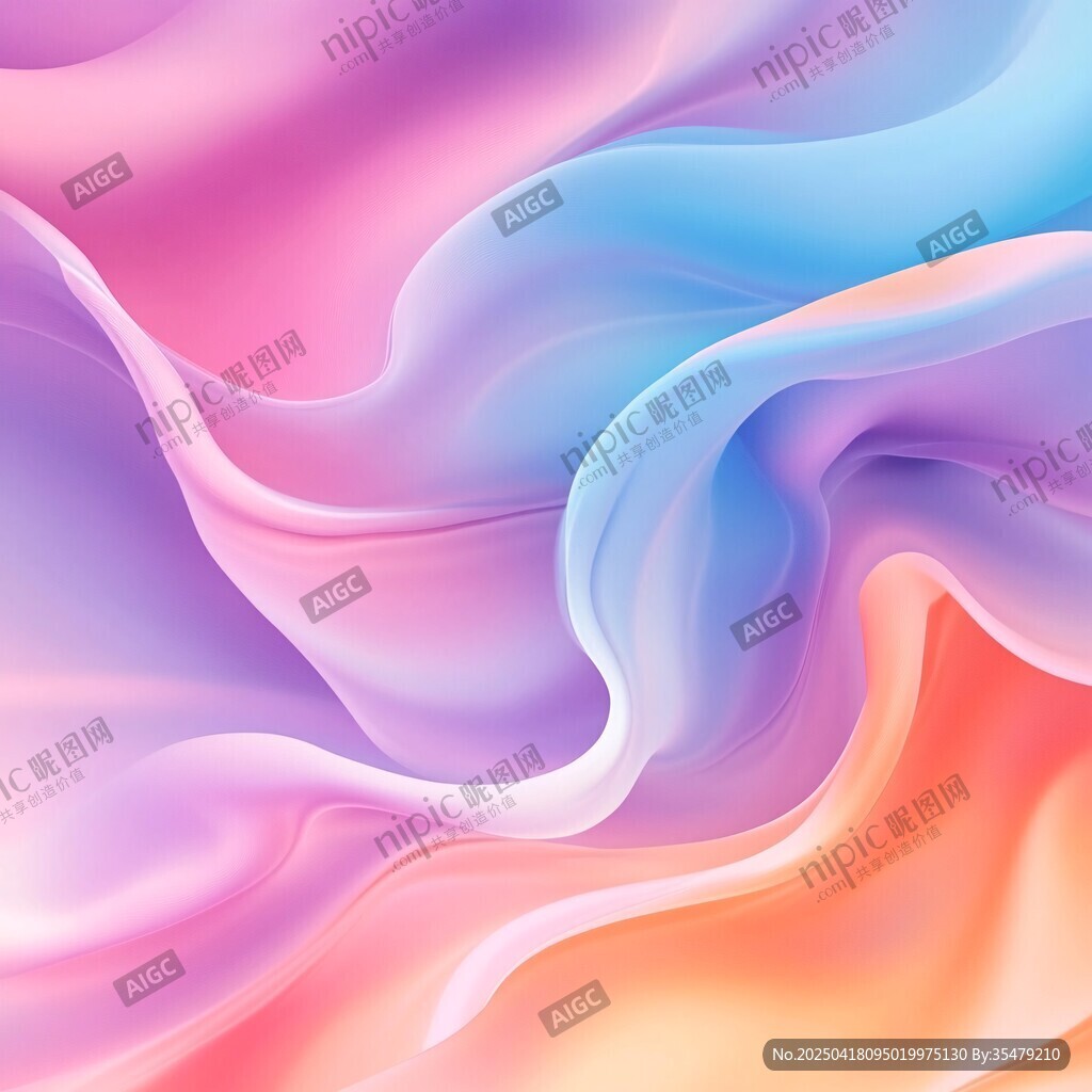 梦幻渐变色彩流动纹理