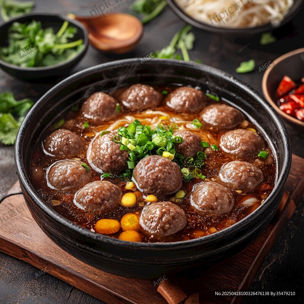 鲜香肉丸煲 美味诱人呈现