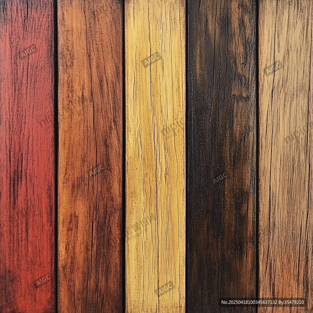 多彩木纹板材纹理展示