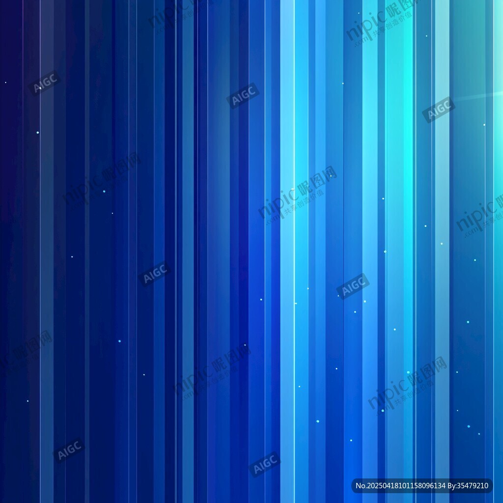 蓝色竖条纹梦幻背景图