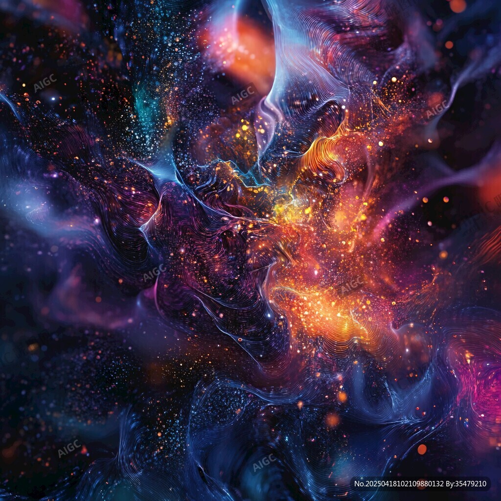 梦幻星云宇宙绚丽景象
