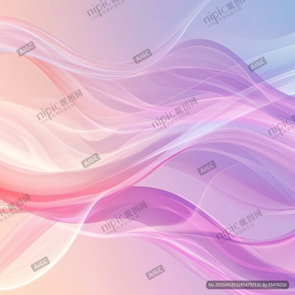 梦幻渐变流体波纹背景图