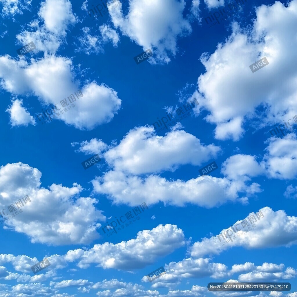 蓝天白云 纯净天空美景