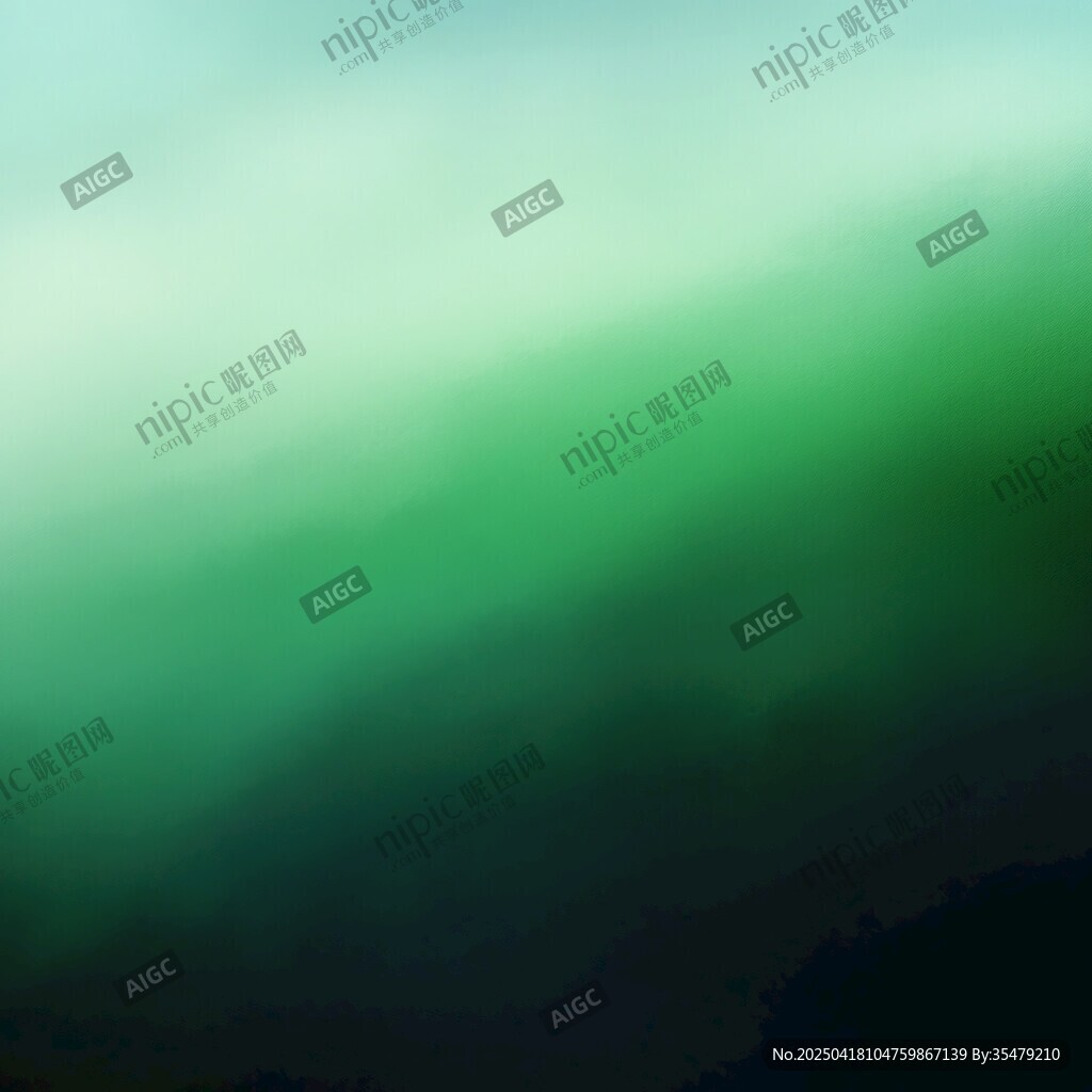 渐变绿蓝梦幻背景图