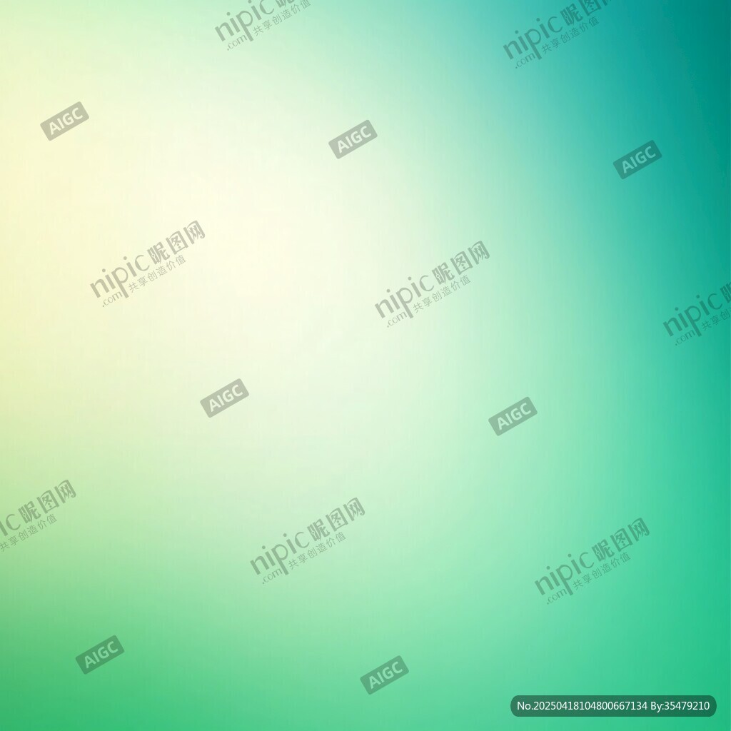 清新渐变绿蓝背景图