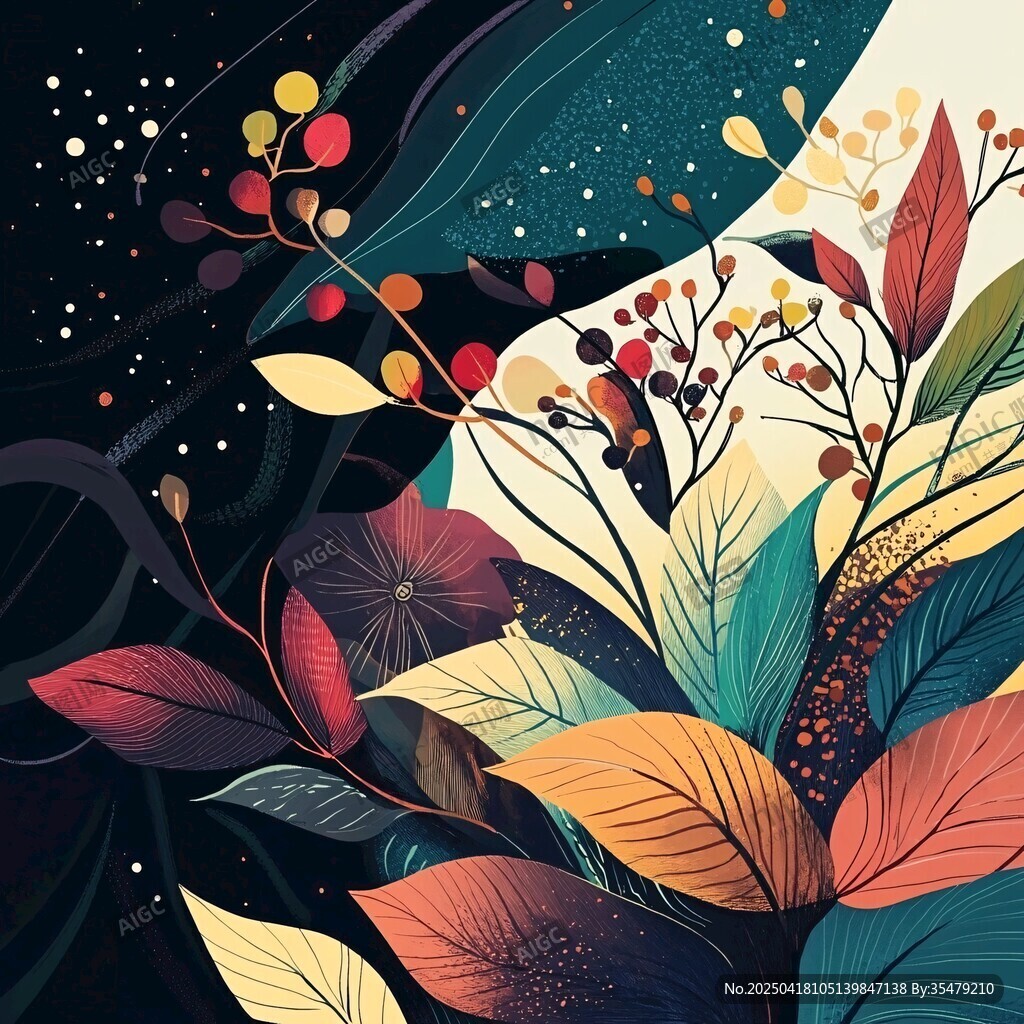 梦幻植物绘景