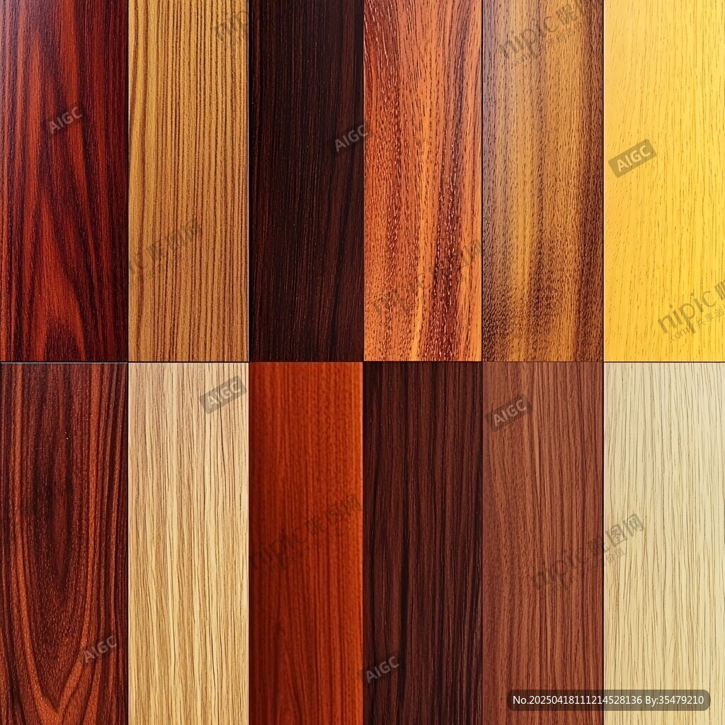 多样木材纹理展示