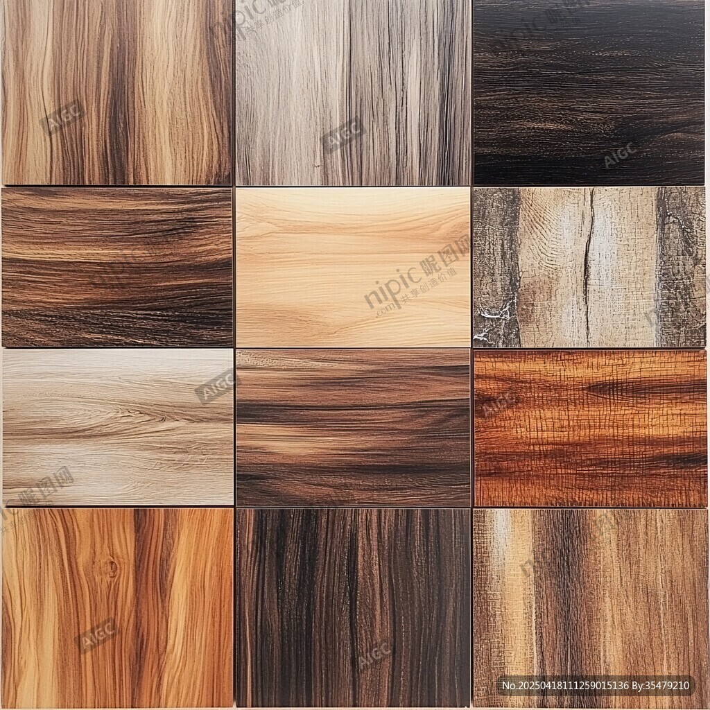 多样木纹板材展示