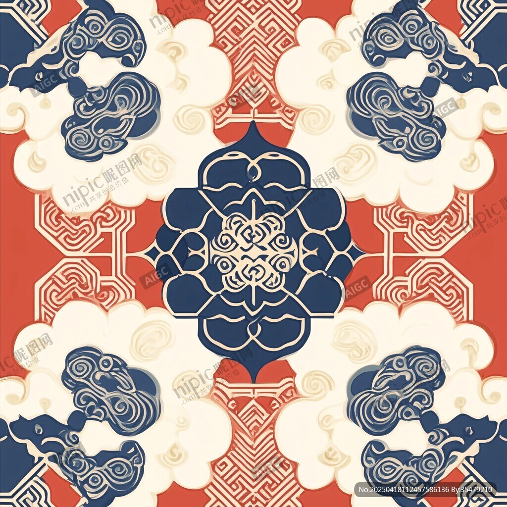 中式传统花纹图案设计