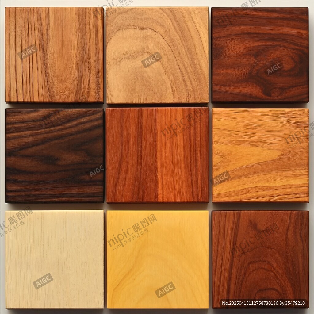 多样木材纹理展示