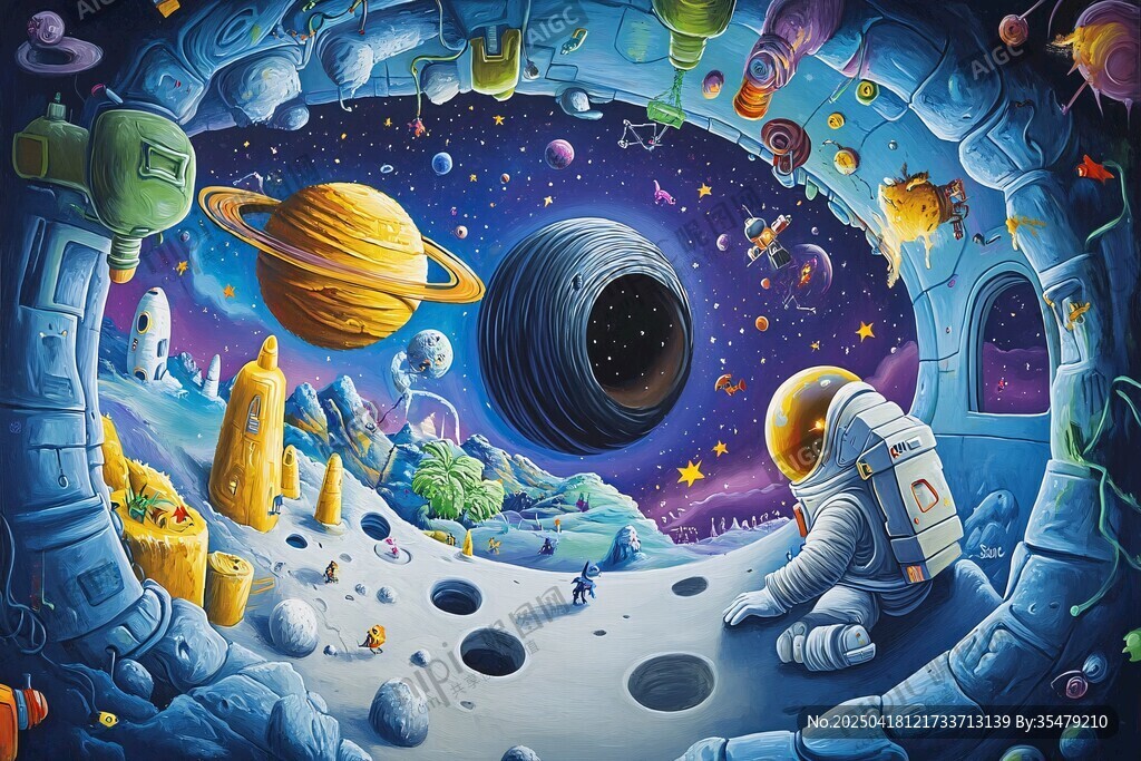 梦幻太空探险场景