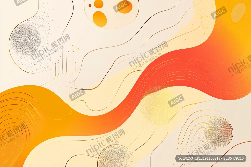 抽象多彩流体艺术背景图