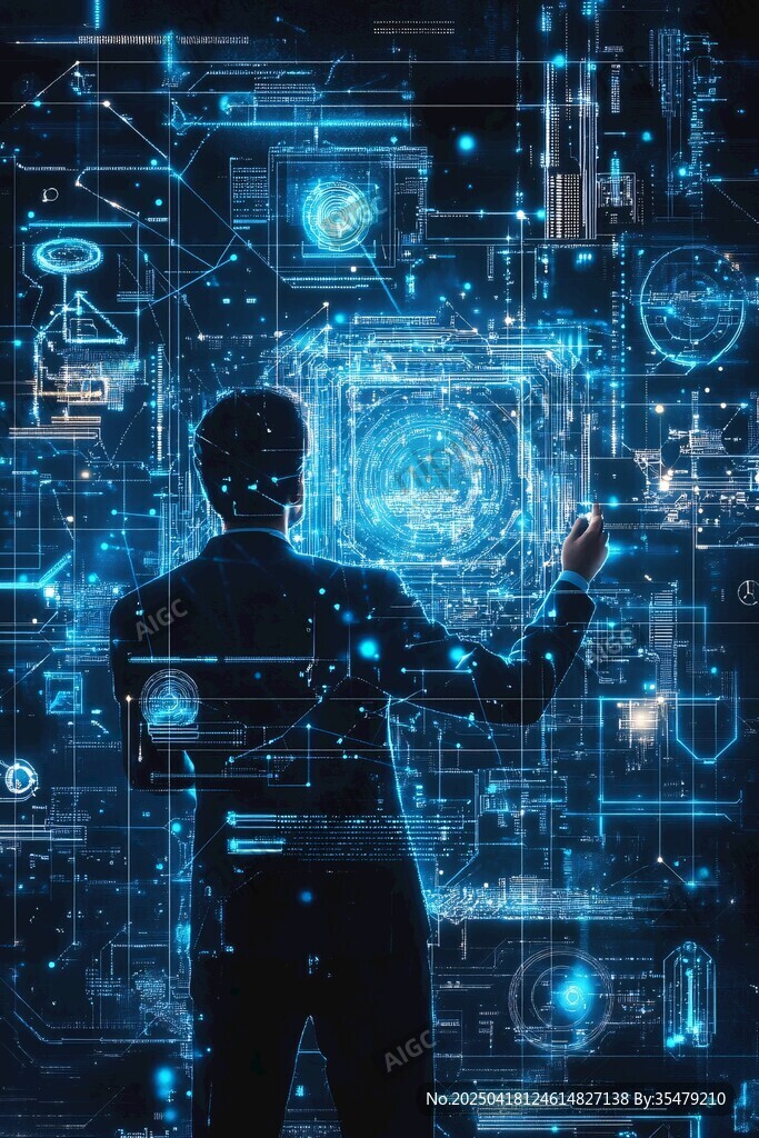科技达人探索虚拟数字世界