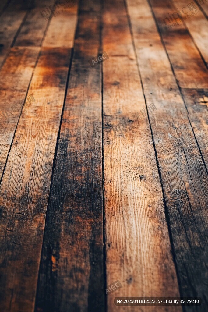 复古木质地板纹理特写