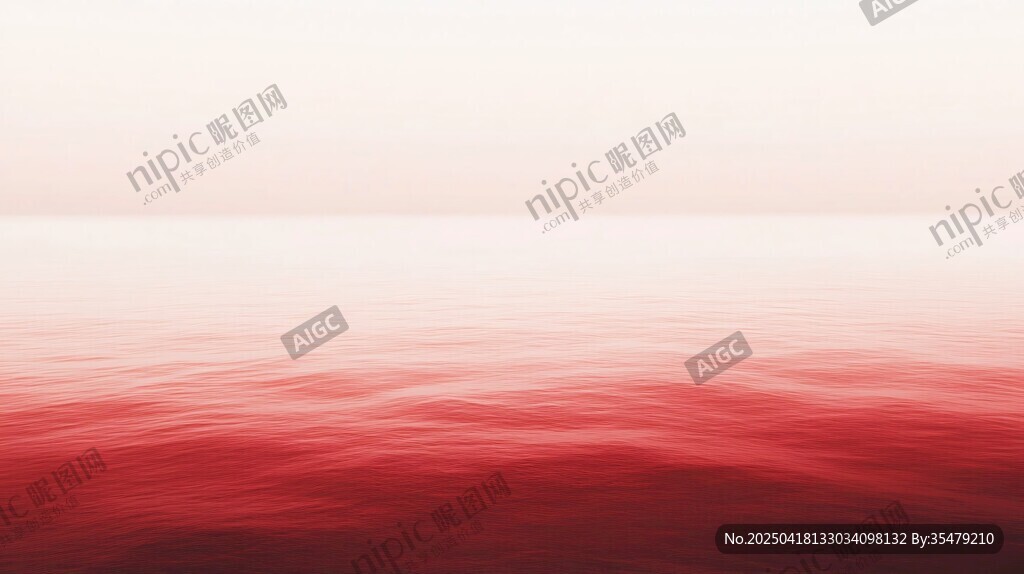 红色水面背景纹理画面