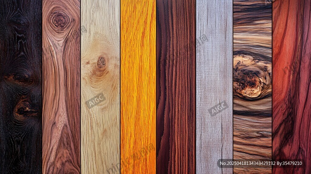 多样木材纹理展示