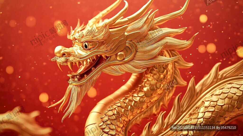 金色祥龙贺岁 祥瑞之气浓