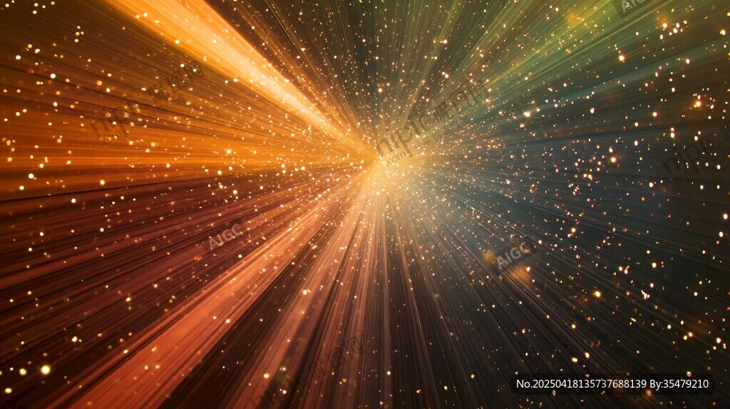 绚丽星芒光束背景图