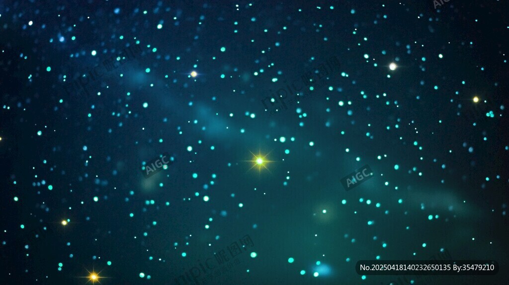梦幻星空夜景背景图
