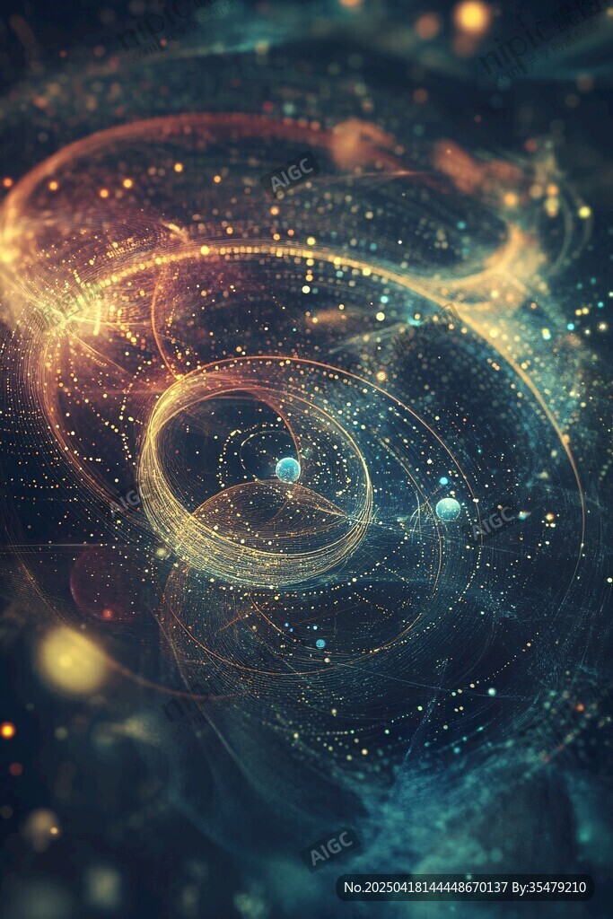 梦幻宇宙能量漩涡奇幻景象
