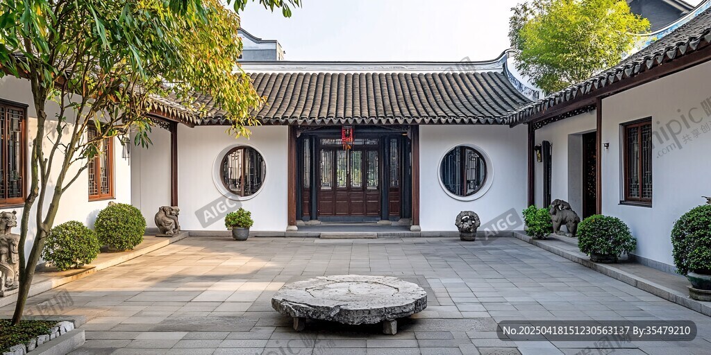 中式庭院典雅景致