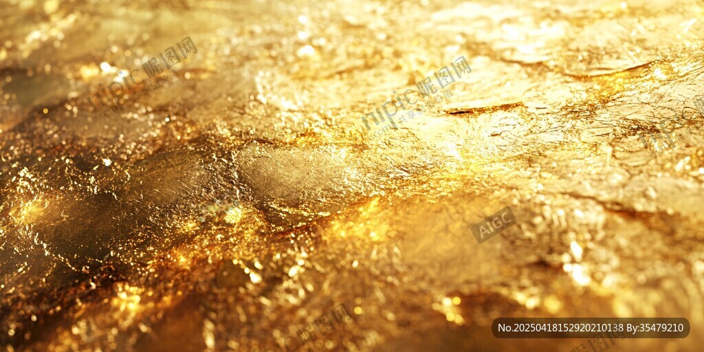 金色璀璨纹理背景画面