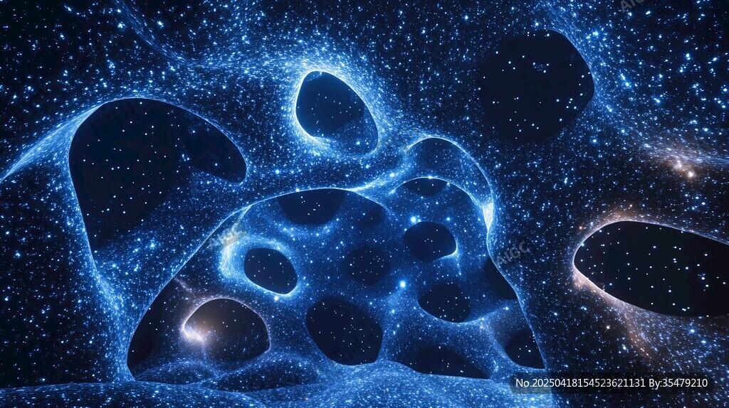 梦幻星空下的神秘宇宙景象