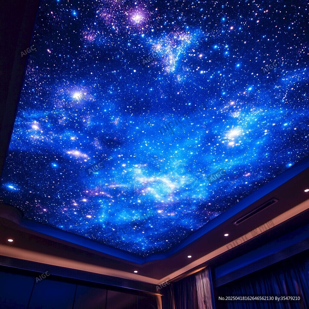 梦幻星空天花板装饰