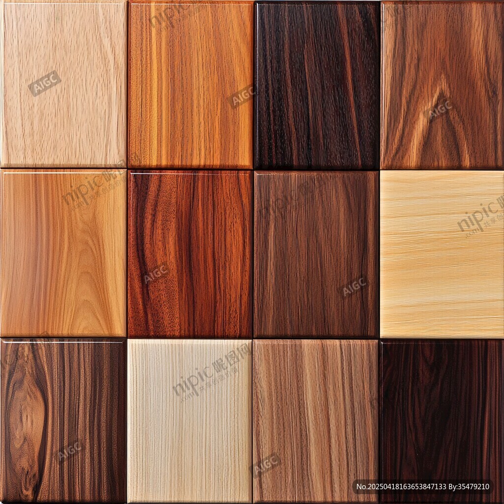 多样木纹板材展示