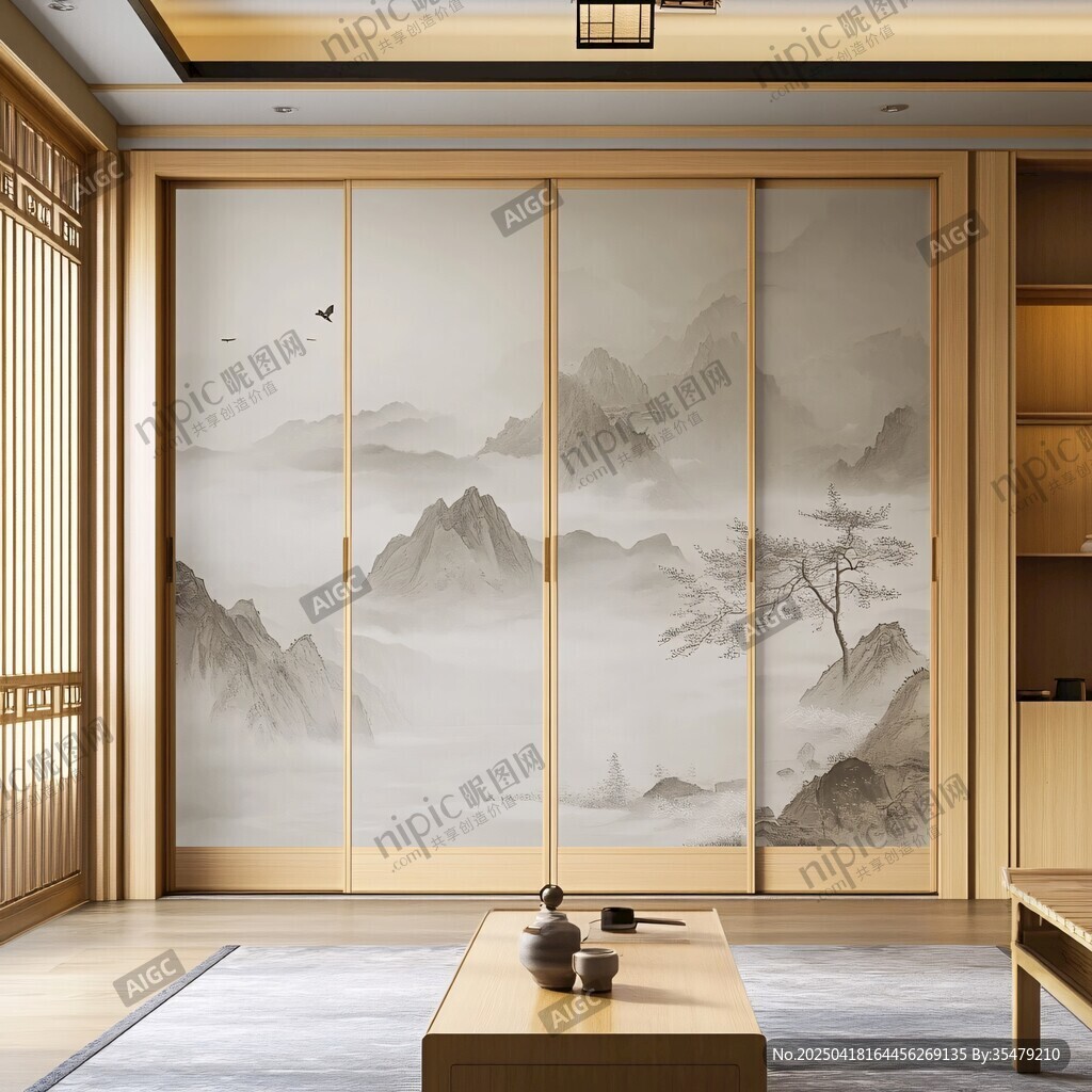 中式禅意茶室之山水雅境