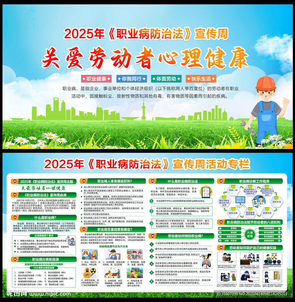 职业病防治法宣传周宣传栏