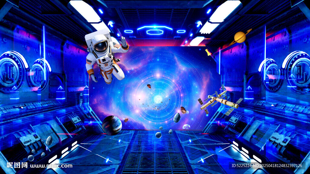 宇宙太空立体画
