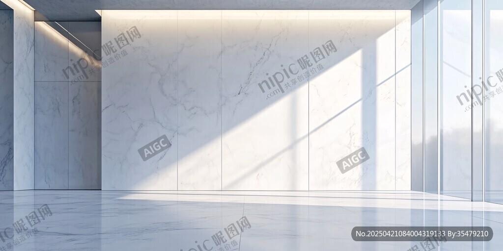 现代简约大理石室内空间