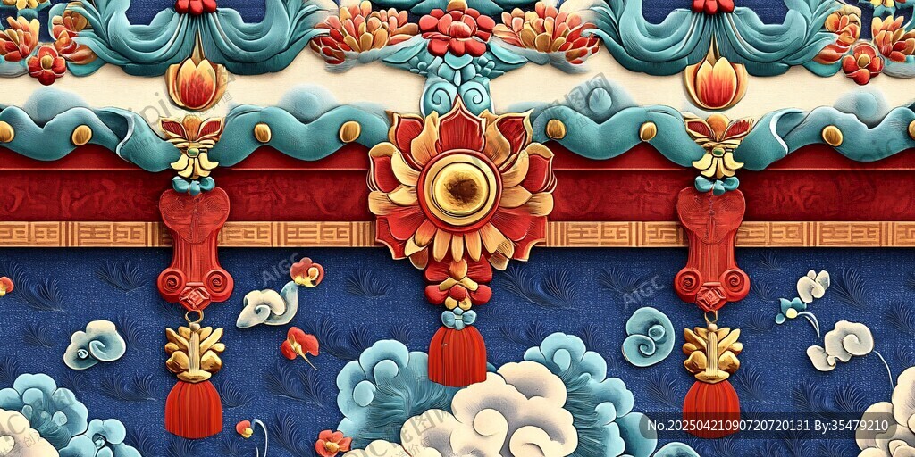 中式传统花纹装饰图案