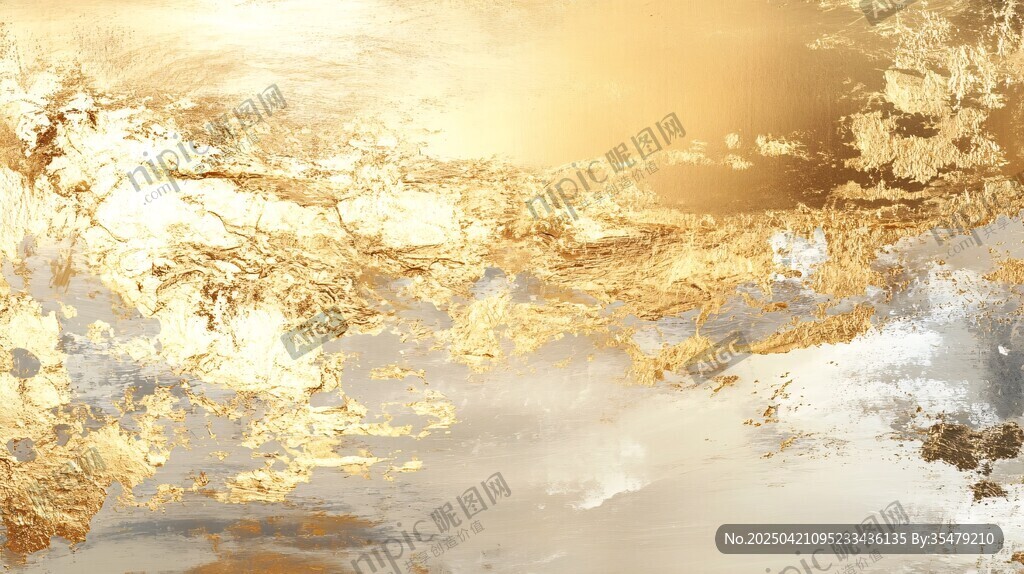 金色抽象纹理艺术背景
