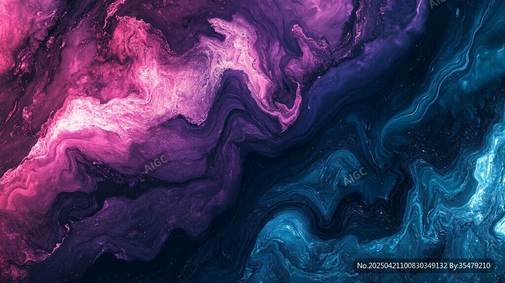 梦幻流体色彩艺术纹理