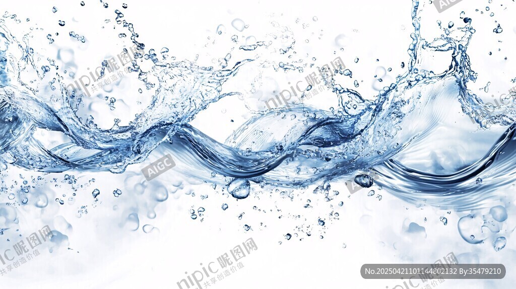 灵动水花 清新水之韵