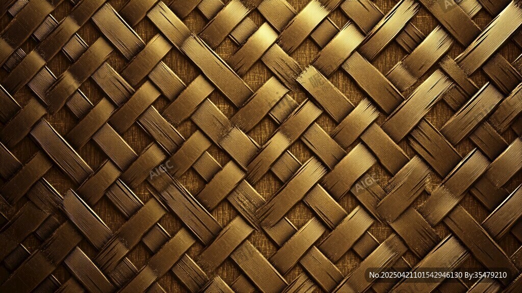 金色编织纹理背景图案